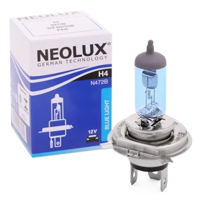 Billede af NEOLUX N472B Pære, fjernlys H4 12V 60 / 55w 5000K Halogen TOYOTA: Aygo, HILUX 3 Pick up, Yaris I Hatchback, VOLKSWAGEN: up! Caddy