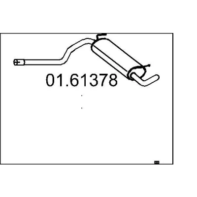 Billede af MTS 01.61378 Lydpotte 950 FIAT: Panda III Hatchback