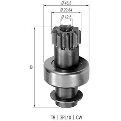 Billede af MAGNETI MARELLI 940113020035 Spidshjul, starter
