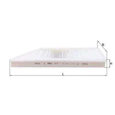 Billede af Filter, indvendig luft KNECHT LA 57