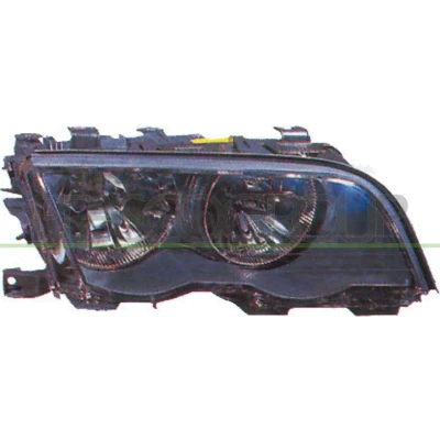 Billede af PRASCO BM0184905 Forlygter højre H7/H7 FF sort til højrekørsel med elektronisk motor indstillingsmotor for LWR BMW: 3 Sedan, Touring