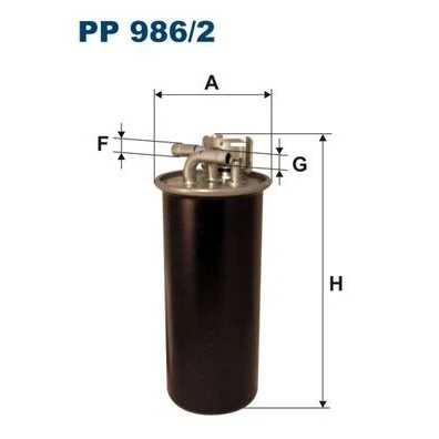 Billede af FILTRON PP 986/2 Brændstoffilter Ledningsfilter 10 AUDI: A6 C6 Avant, Sedan, Allroad