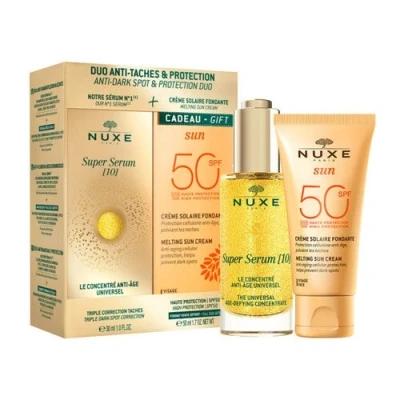 Billede af NUXE KIT Including 1 Super Serum 30ML + FREE Melting Cream HIGH PRO Hudplejesæt, Størrelse: One Size, Orange