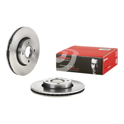 Billede af BREMBO 09.6766.10 Bremseskiver 278 24 4 indvendigt ventileret FORD: MONDEO 2, 1 Kombi, 2 Kombi
