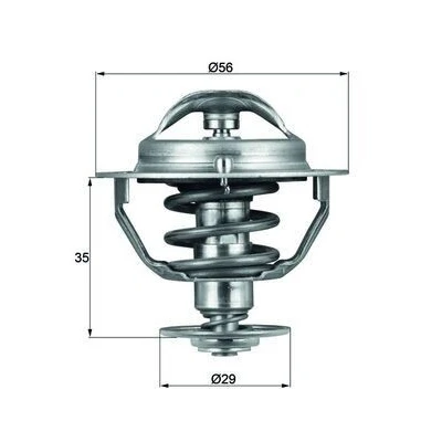 Billede af Termostat, kølemiddel MAHLE ORIGINAL TX 73 82D