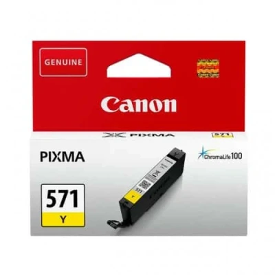 Billede af Canon CLI 571Y Yellow Original Blækpatron
