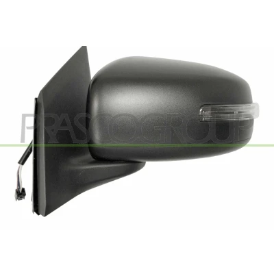 Billede af Sidespejl Prasco MB1007314 venstre sort elektrisk konveks, ikke tonet MITSUBISHI: Mirage / Space Star Hatchback