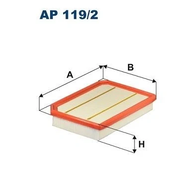 Billede af FILTRON AP 119/2 Luftfilter 47 187 276 Filterindsats MERCEDES BENZ: A klasse, GLB, GLA