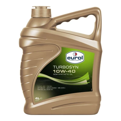 Billede af Eurol Turbosyn 10W 40 4L Motorolie E100094 TOYOTA: Aygo, Yaris III Hatchback, VOLKSWAGEN: Golf 5, Passat B6 Variant, Polo IV Hatchback