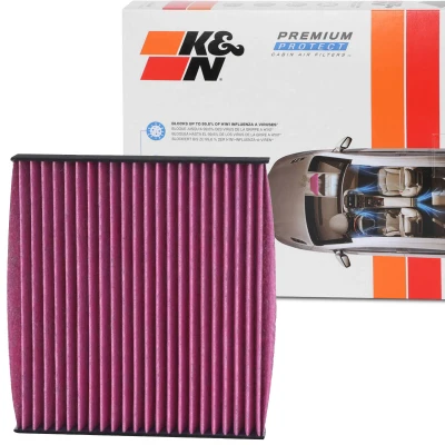 Billede af K&amp;N Filters DVF5014 Kabinefilter Aktivkulfilter 214 29 kvadratisk TOYOTA: Yaris III Hatchback, Avensis Stationcar, Verso