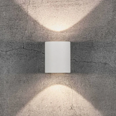 Billede af Canto 2 udendørs LED væglampe, 10 cm, hvid
