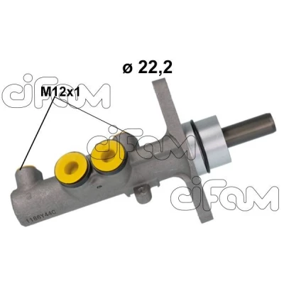 Billede af CIFAM 202 1186 Bremsehovedcylinder 22,20 Aluminium VOLKSWAGEN: Polo V Hatchback