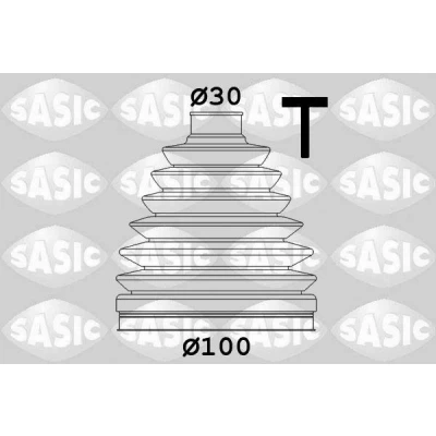 Billede af SASIC 1906055 Drivakselmanchet hjulsidet Termoplast NISSAN: Qashqai / Qashqai+2 I, 2