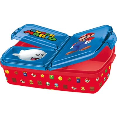 Billede af Super Mario Madkasse med 3 rum til børn