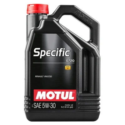 Billede af Motul Specific 0720 5W 30 5l Motorolie 102209 RENAULT: SCENIC 3, MEGANE 3 Grandtour, Clio 4, MERCEDES BENZ: C klasse T modell, A