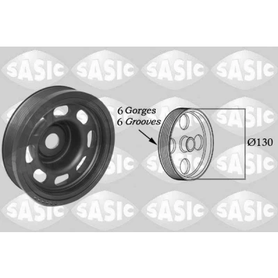 Billede af SASIC 2150075 Remskive Krumtapaksel VOLKSWAGEN: Passat B8 Sedan, CADDY 4 Kombi, Polo V Hatchback
