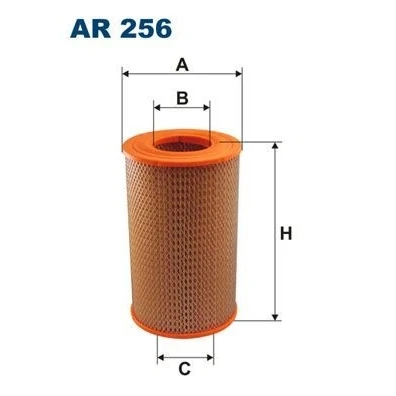 Billede af FILTRON AR 256 Luftfilter 205 125 Filterindsats FIAT: Ducato I Ladvogn/Chassis, Van, 127 Hatchback, PEUGEOT: J5 Van