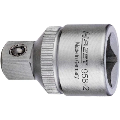 Billede af HAZET 958 2 Reduktionsadapter, skralde 12,5 (1/2&quot;) 36 Krom vanadium stål