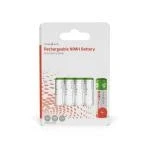 Billede af Genopladelige Ni MH Batteri AA 1.20 V NiMH Opladningsbar 2000 mAh Forudladet Antal batterier: 4 stk. Blister HR6 Baby Monitor / Bærbar DVD Cykelbelysning DECT Telefon Digitalkamera Fjernbetjening Flash Headset Hot