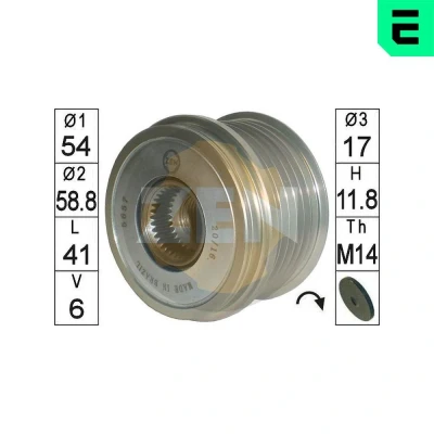 Billede af ERA ZN5657 Friløbskobling