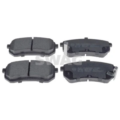 Billede af SWAG 33 10 7476 Bremseklodser bagaksel med akustisk advarsel for slid anti knirke plade HYUNDAI: i10 I, KIA: Picanto I