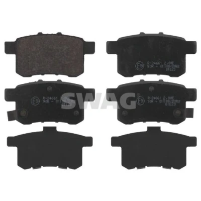 Billede af SWAG 85 91 6766 Bremseklodser bagaksel med akustisk advarsel for slid HONDA: ACCORD 8, 8 Kombi, 7