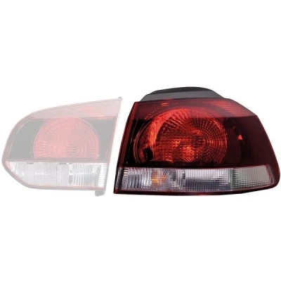 Billede af HELLA 2SD 009 922 151 Baglygter venstre W16W, WY21W 12 med pærer VOLKSWAGEN: GOLF 6